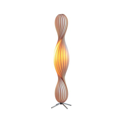 Bodenlampe - TR14 - Tom Rossau - Birke / Kunststoff / modern