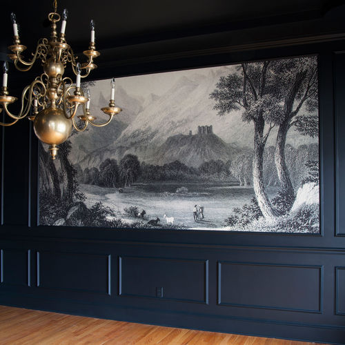 Moderne Tapete - LANDSCAPE IN AOSTA VALLEY, ITALY M9174 - WALLS REPUBLIC - Vintage / Stoff / Naturmotiv