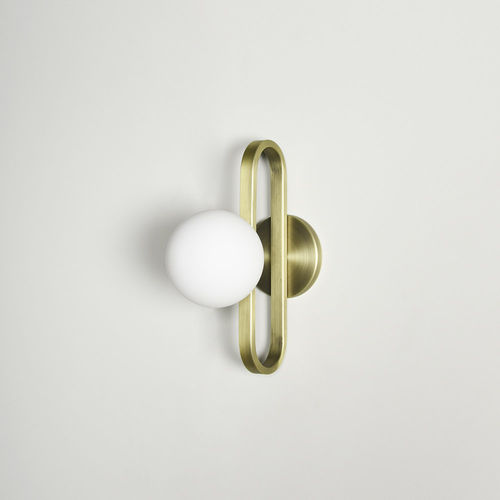 Moderne Wandleuchte - CIME  - ENO STUDIO - für den Innenraum / Messing / Stahl