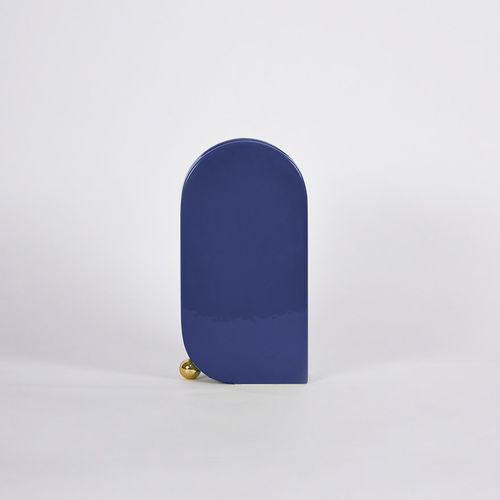 Vase / originelles Design - EOS - L - ENO STUDIO - Keramik / blau