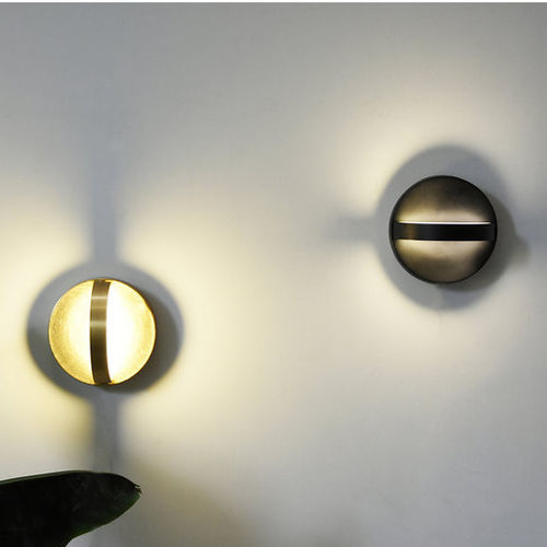 Moderne Wandleuchte - PLUS - ENO STUDIO - für den Innenraum / Aluminium / rund