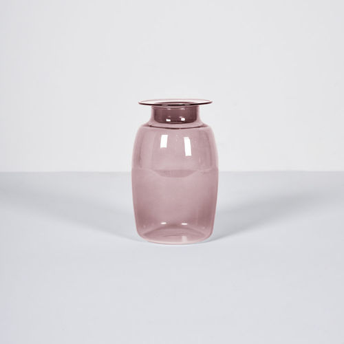 Moderne Vase - VALIN - L - ENO STUDIO - weiß / blau