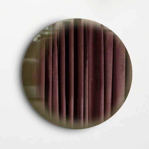 Wandmontierter Spiegel - FADING - ENO STUDIO - modern / rund / weiß