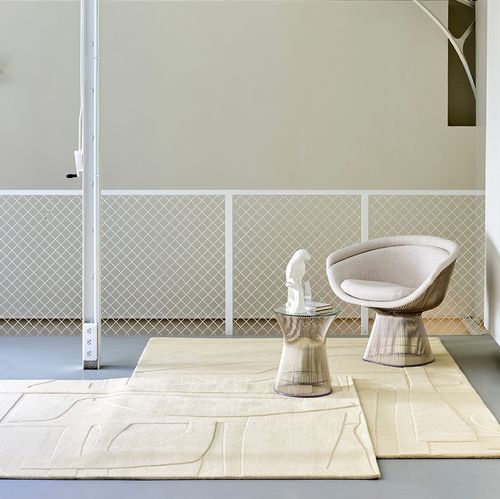 Moderner Teppich - Bonding - TOULEMONDE BOCHART - Motiv / Wolle / rechteckig