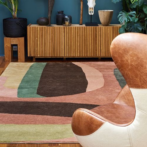 Moderner Teppich - LOFT - TOULEMONDE BOCHART - Motiv / Wolle / rechteckig