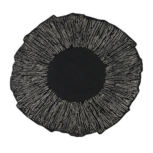 Moderner Teppich - Eye Flower - TOULEMONDE BOCHART - Motiv / Wolle / rund