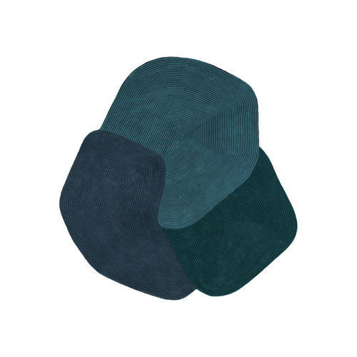 Moderner Teppich - Mound - TOULEMONDE BOCHART - Motiv / Wolle / handgewebt