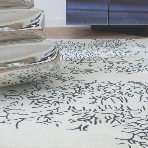 Moderner Teppich - NATURE - TOULEMONDE BOCHART - Motiv / Wolle / rechteckig