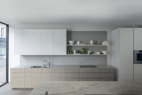 Moderne Küche - 20150102 - TM Italia - Holz / Quarz / Edelstahl