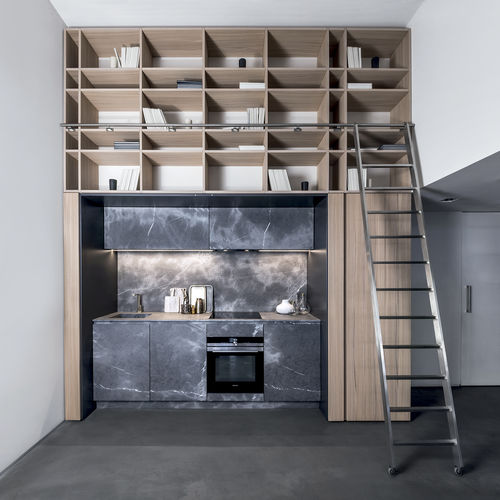 Moderne Küche - 20150103 - TM Italia - Holz / Stein / Versteckte