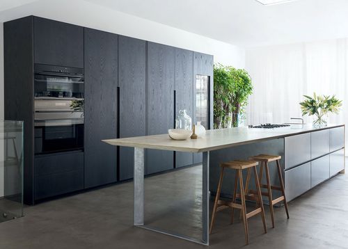 Moderne Küche - 20150101 - TM Italia - Holz / Naturstein / Stahl