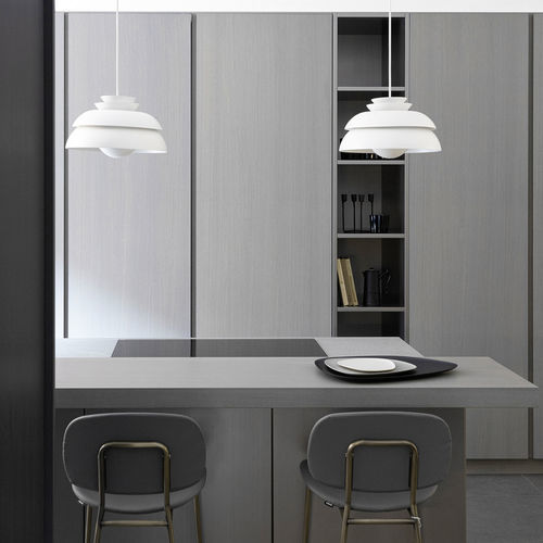 Holz-Kücheninsel - 202303 - TM Italia - Stein / NTM Fenix® / mittelgroß