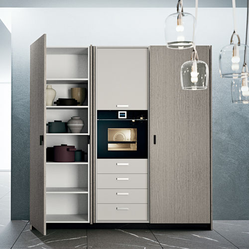 Moderner Lagerschrank für Küchen - FOLD AWAY DOORS - DIBIESSE - Holz
