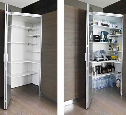Moderner Lagerschrank für Küchen - WALK-IN LARDER UNITS - DIBIESSE - Holz