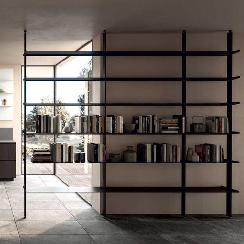 Wandmontiertes Bücherregal - Teka - DIBIESSE - Decke/Boden / Trennwand / modern