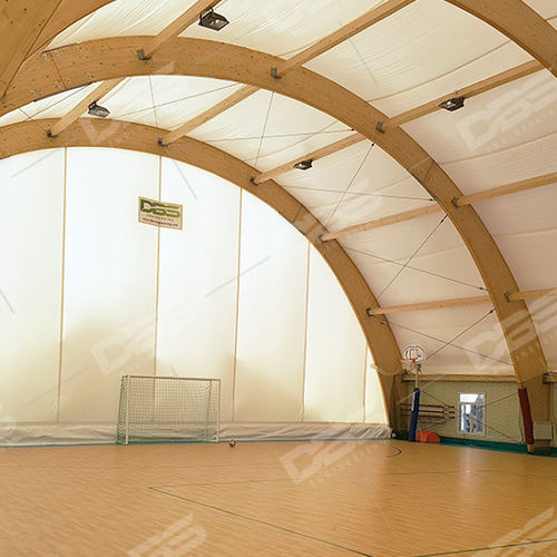 Holzstrukturen-Flächentragwerk - WOODEN HALLS - DBS Mont - für Abdeckung / PVC-Folie / für öffentliche Bereiche