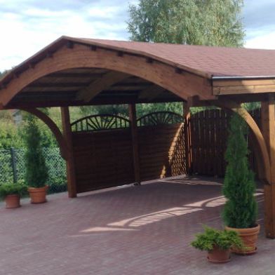 Holz-Carport - NEVADA - EcoCurves