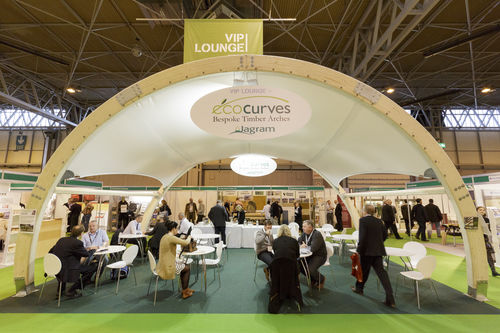 Mehrzwecküberdachung für öffentliche Bereiche - CONCERTINA - EcoCurves - für Events / für Parkplätze