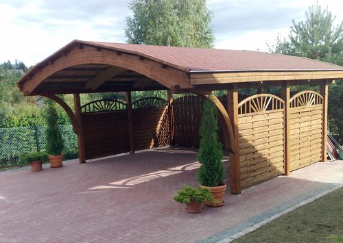 Holz-Carport - NEVADA - EcoCurves