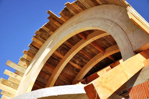 Brettschichtholzträger - ARCHES - EcoCurves - Rechteck / Rundbogen / Dachgaube