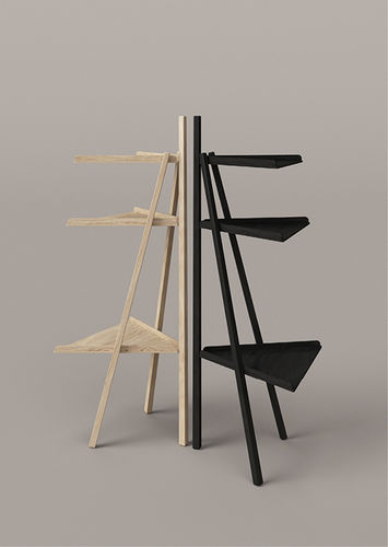 Modernes Regal - TRIO - karakter - Holz / von Achille Castiglioni