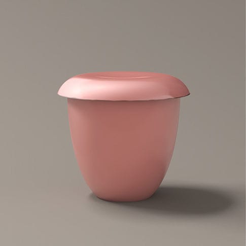 Moderner Hocker - PINK STOOL - karakter - rosa