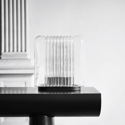 Tischlampe - LARI - karakter - Glas / Industriedesign / mit Kabel