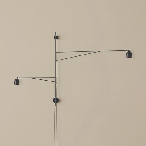 Moderne Wandleuchte - AWKWARD  - karakter - für den Innenraum / Aluminium / Stahl