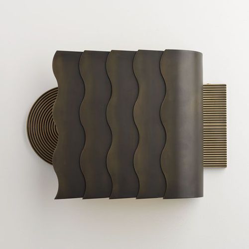 Wandleuchte / Art Deco - SAL - TEKNA - für den Innenraum / poliertes Messing / LED