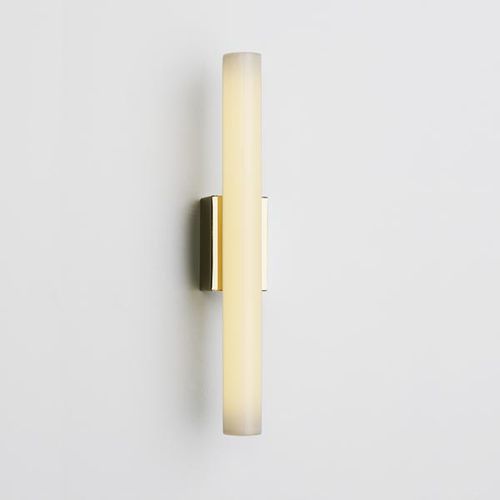 Moderne Wandleuchte - PHARE - TEKNA - für den Innenraum / Messing / zylinderförmig