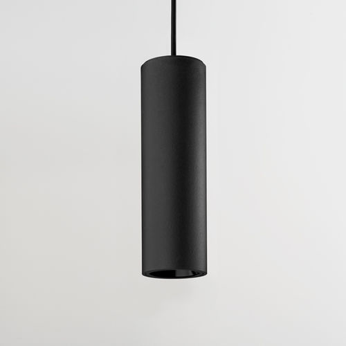 Hängelampe - TUBE - TEKNA - lackiertes Aluminium / modern / mit Kabel