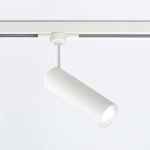 LED-Schienenleuchte - FLATSPOT-6 - TEKNA - rund / Aluminium / für Gewerbegebrauch