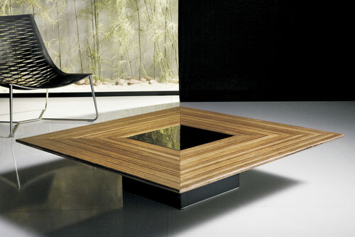 Moderner Couchtisch - FITZROY - MODLOFT - Holz / quadratisch / für Privatgebrauch