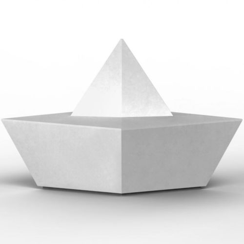 Bank für den öffentlichen Raum / originelles Design - PAPERBOAT - URBASTYLE - Beton / für Schulen