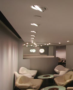 Strahler für Deckeneinbau - CHROMAAR111 : ANGLEFLUSH - PULSAR - LED / rund / Metall