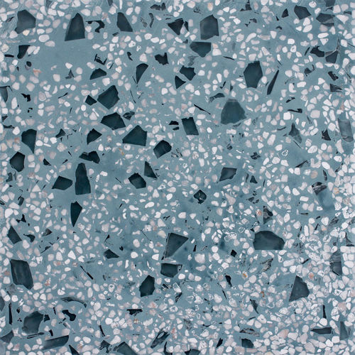 Terrazzo-Fliesen - SENGOR MARBRE/VERRE - couleurs et matières - poliert / für den Innenraum / bodenstehend