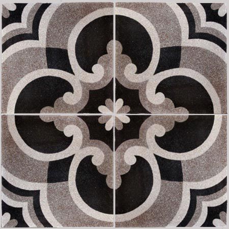Terrazzo-Fliesen - INDIEN  - couleurs et matières - poliert / für den Innenraum / bodenstehend