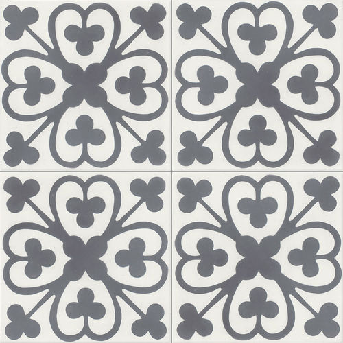 Zementfliese für den Innenraum - BILBO - couleurs et matières - bodenstehend / Wand / viktorianisches Motiv
