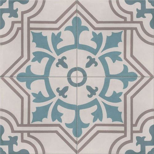 Terrazzo-Fliesen - ARCACHON - couleurs et matières - poliert / für den Innenraum / bodenstehend
