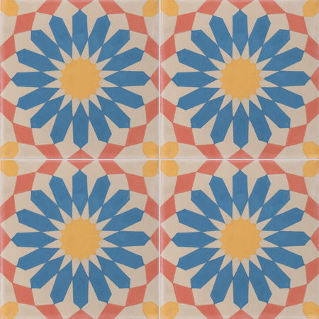 Polierte Zementfliese - RE - couleurs et matières - für den Innenraum / bodenstehend / Wand