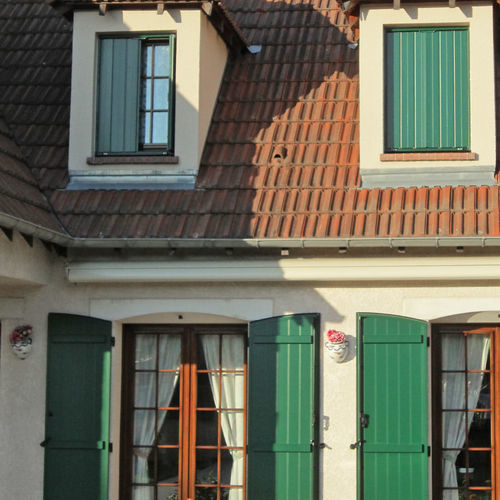 Schiebe-Fensterladen - PROVENCE - EHRET GmbH - Fall / faltbar / Aluminium