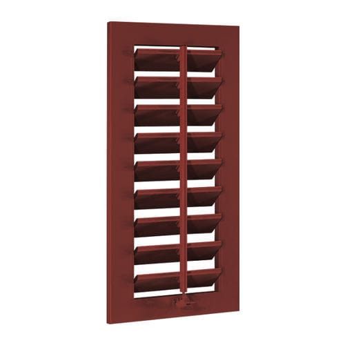 Feststehender Fensterladen - JVH - EHRET GmbH - Aluminium / matt / Holzoptik