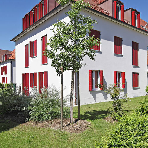 Schiebe-Fensterladen - JS - EHRET GmbH - faltbar / Lamellen / feststehend