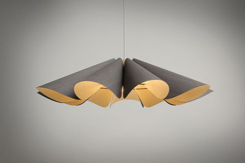 Hängelampe - DELFINA - Wep light - Holzfurnier / modern / mit Kabel