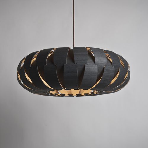 Hängelampe - EMILIA - Wep light - Holzfurnier / originelles Design / mit Kabel