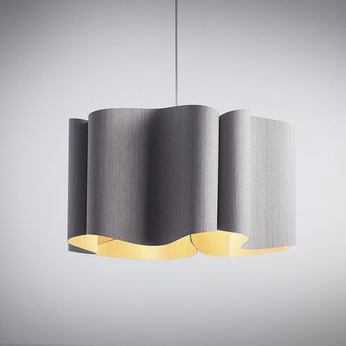 Hängelampe - PAULINA - Wep light - Holzfurnier / modern / mit Kabel