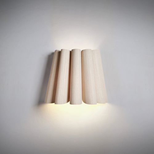 Wandleuchte / originelles Design - RENATA - Wep light - für den Innenraum / Holzfurnier / für Privatgebrauch