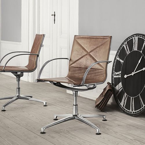Moderner Bürostuhl - 1202 - Engelbrechts - für den Innenraum / Stoff / Leder