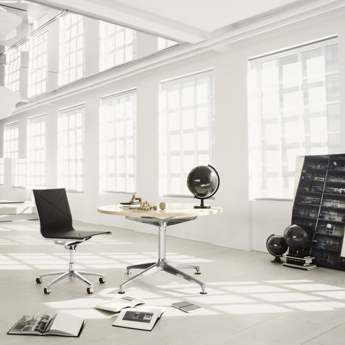 Moderner Tisch - 12 SERIES  - Engelbrechts - Aluminium / Gestell aus Aluminium / rund