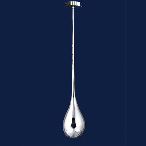 Hängelampe - LARGE TEAR - BOHEME DESIGN - Metall / Glas / modern